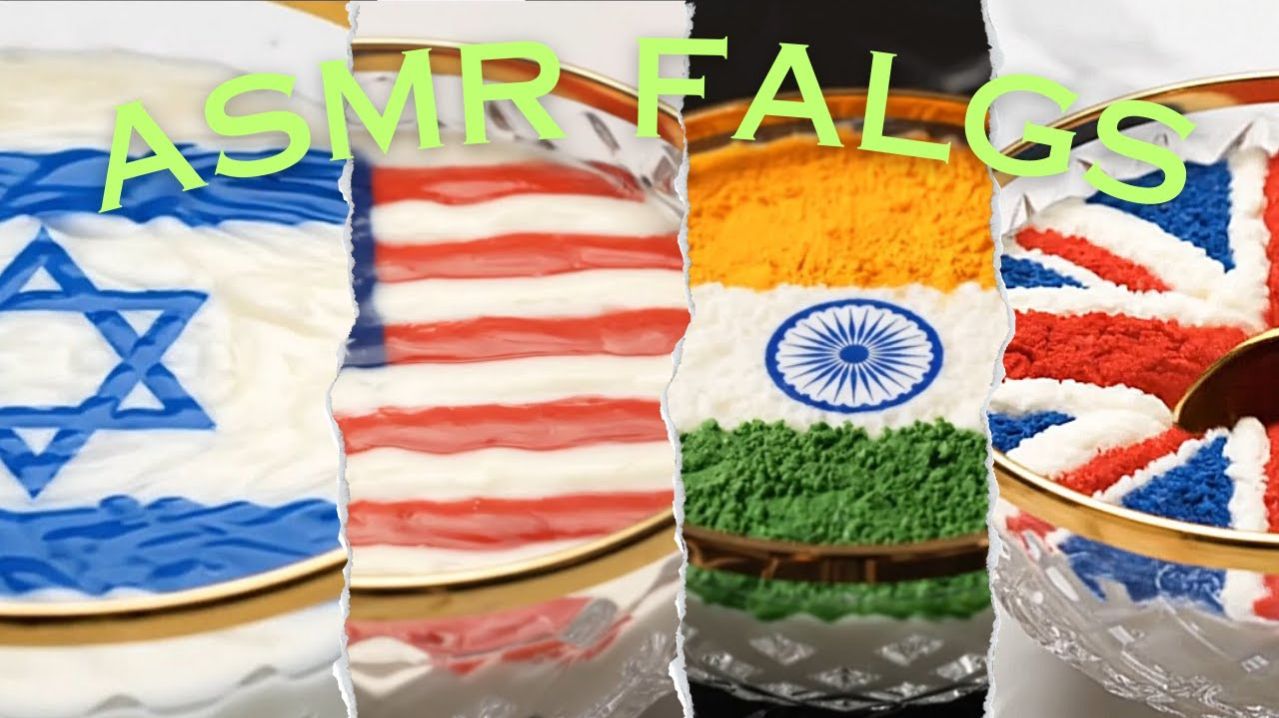 КАКОЙ ЦВЕТ ПОЛУЧИТСЯ ИЗ ФЛАГА ЭТОЙ СТРАНЫ?! АСМР ВИДЕО СМЕШИВАНИЯ ЦВЕТОВ! РЕАКЦИЯ! 🙀😾😽😼❤️