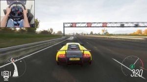 Lamborghini Murcielago LP670-4 SV: 670 сил 🔥 Заезд в FH4 на Logitech G29 🏁