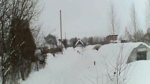 Обзор самодельного снегохода