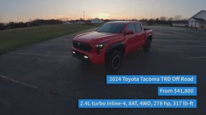 Обзор Toyota Tacoma TRD Off-Road Тойота Такома