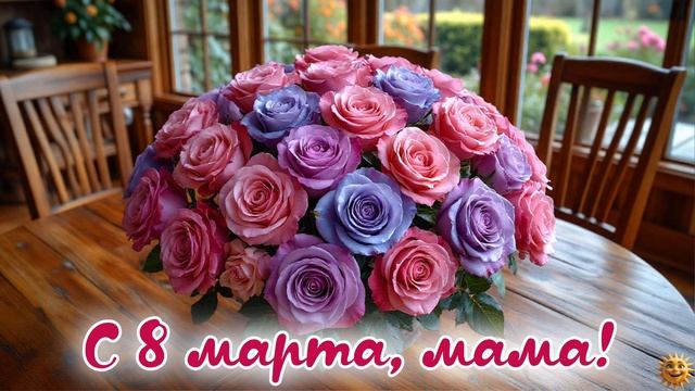 С 8 марта мама