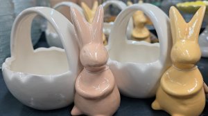 Зашла в Фикс Прайс и растерялась!Такой красоты,давно тут не видела.Приехали зайчики и птички к Пасхе