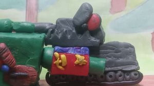 "Еще один бой Менделеева" 3 серия 3 сезона. Мультики про танки из пластилина.