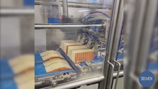 Линия нарезки сыра на тонкие порции фикс веса