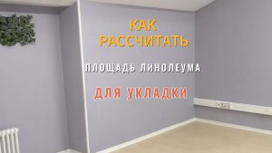 Как рассчитать площадь линолеума: 2 способа расчёта без лишних стыков