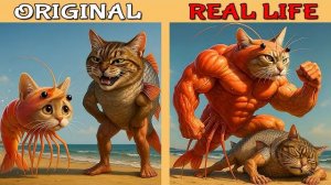 Мемы Brainrots, когда они становятся сильными Оригинал Brainrot против реальной жизни Brainrot