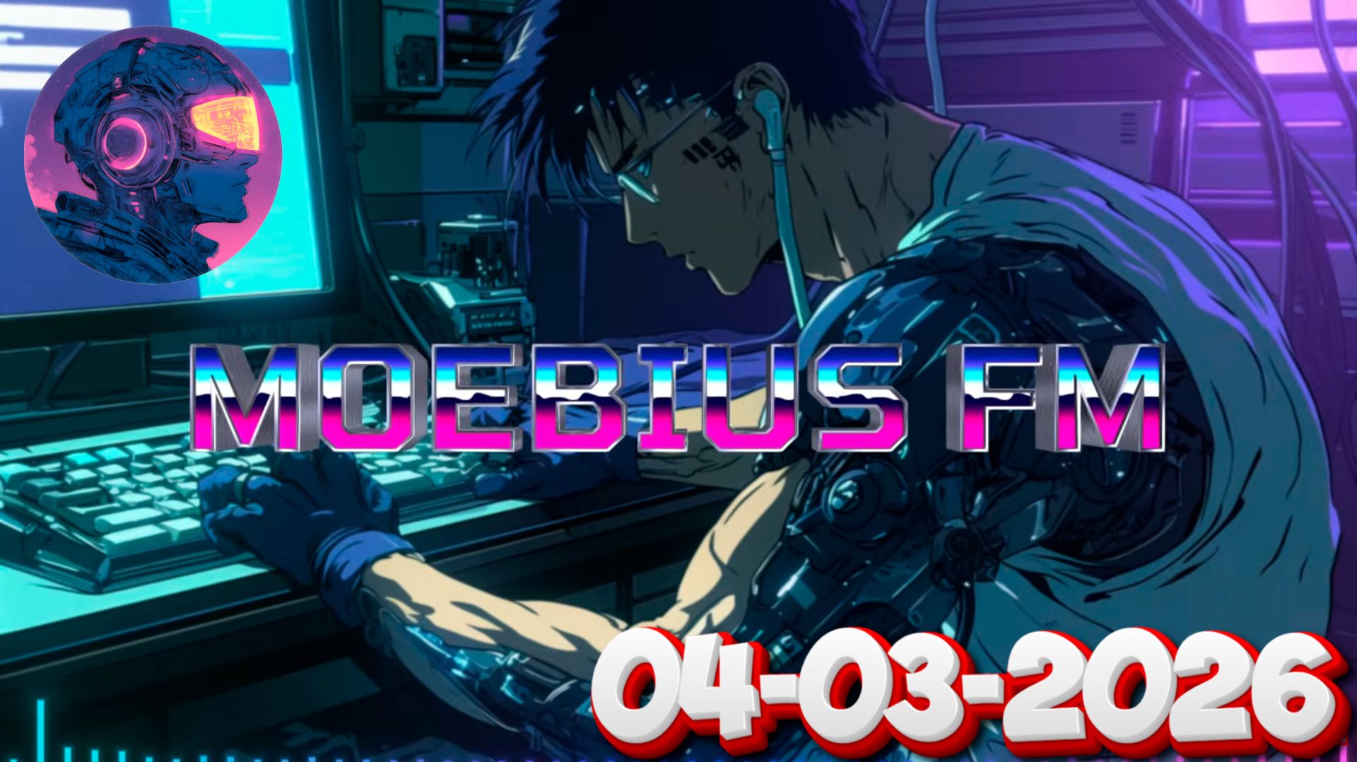 🎶2096 Scramble The Archive🎛️Cyberpunk,Synthwave_M💿EBIUS FM_04-03-2026