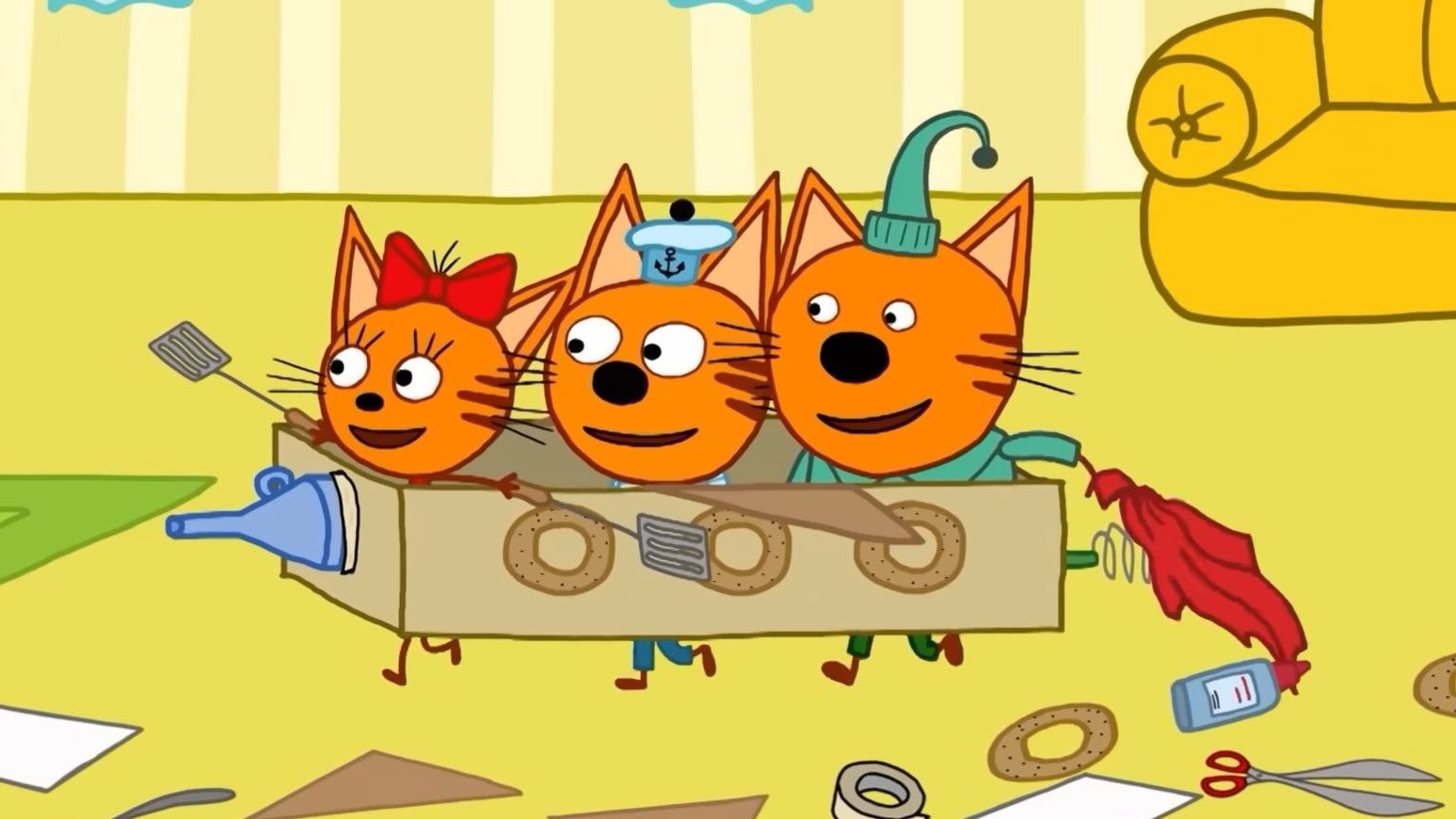 ТРИ КОТА / ИГРА ДЛЯ ДЕТЕЙ