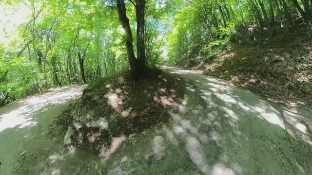 Крым. Бахчисарайское шоссе на мотоцикле. Спуск с Ай-Петри до Соколиного.