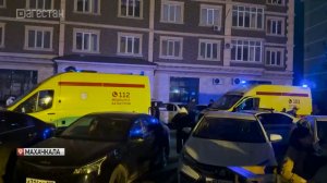 Пожар в многоквартирном доме Махачкалы