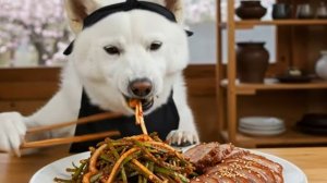 #ЖареныеКопченыеУтиныеЩечки приготовлены с #JindoDoGae! Кулинарный челлендж в стиле корейской кухни