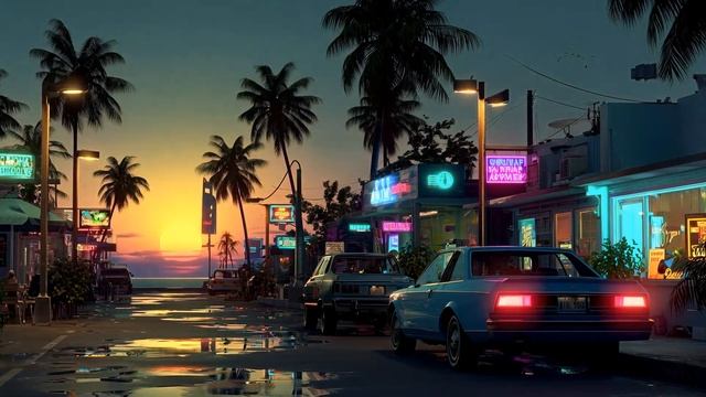 ＢＡＣＫ　ＴＯ　１９８５ [ Synthwave - Retrowave - Dreamwave Mix ] ｜ Neon Coast Drive-(1076p24)