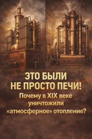 Почему в 19 веке уничтожили атмосферное отопление. Часть 1