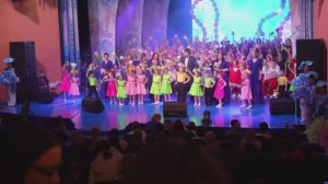 Поздравление девушек компании в посёлке Пангоды