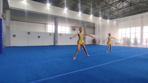 ТР 3 спортивный разряд, Шульдайс - Белоусова - Сарымсакова, МАУДО ДТДиМ, Балансовое упражнение