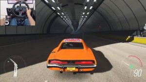 Dodge Charger R/T 1969 из "Придурков из Хаззарда" 🔥 Заезд в FH4 на Logitech G29 🏁