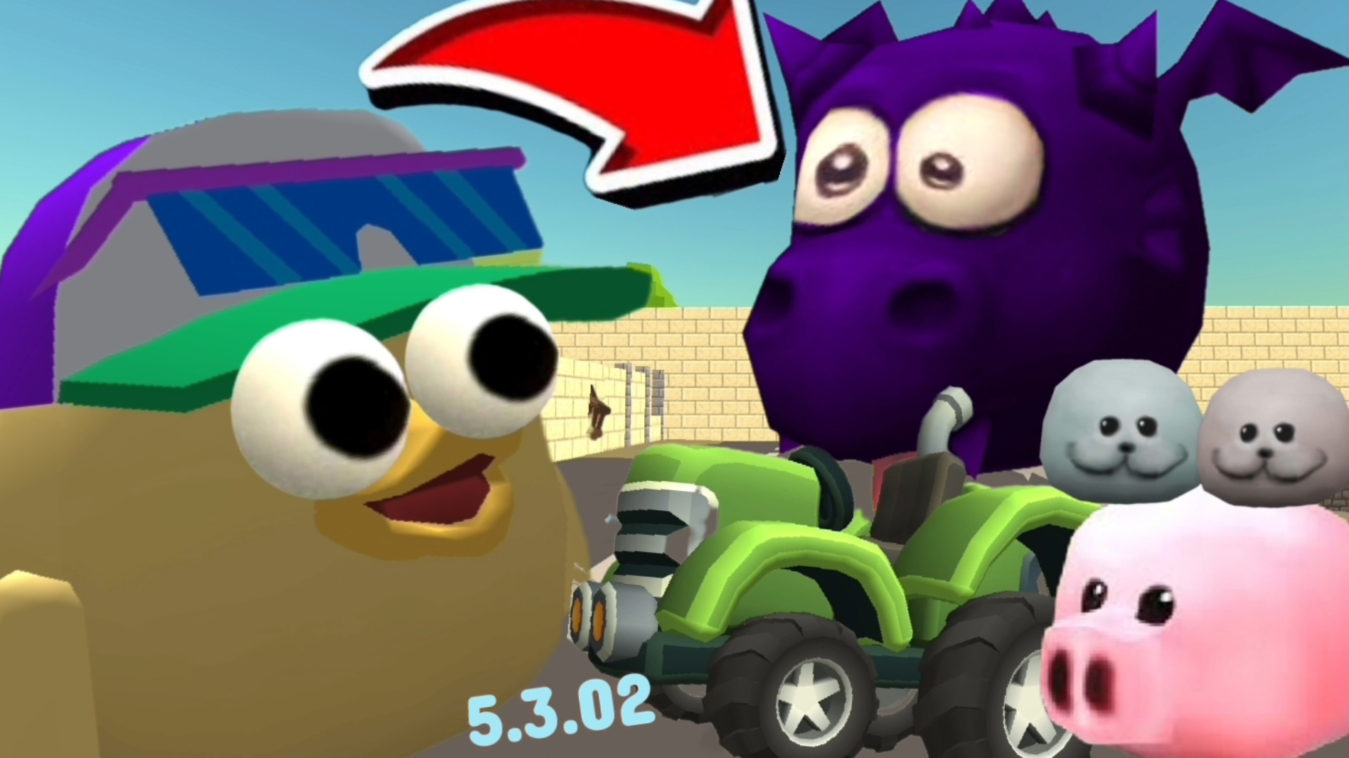 НОВАЯ МИНИ-ОБНОВА 5.3.02 в ЧИКЕН ГАН! Новый скин на ДРАКОНА!