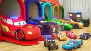 Играем с Тачками Дисней для детей и малышей - Молния Маккуин и Друзья - Мультфильмы про машинки