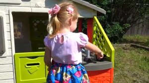 Игрушки и Настя Дом с горкой для детей [get.gt]