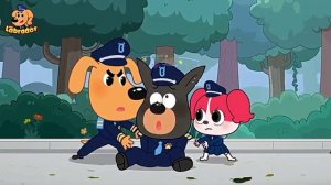 Не подходите к оборванным электрическим проводам! Мультфильм «Шериф Лабрадор».