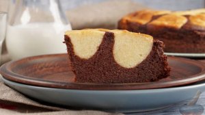 КАКАО-БАНАНОВЫЙ МАННИК С ТВОРОГОМ