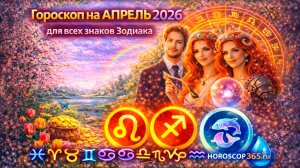 🔮 Гороскоп на АПРЕЛЬ 2026 для всех знаков Зодиака