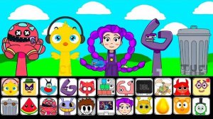 НОВЫЕ персонажи Sprunki OCs – Бабби Чамз, Пульчино Пио, Лили Лавбрейдс, Алфавит Джи, Браунт Бэкин