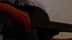 В. Цой "группа КИНО" группа крови на гитаре на 1 струне