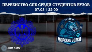 Университет Герцена - Морские Волки / 07.03.2026