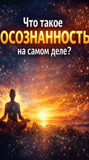 Что такое осознанность на самом деле? - Игорь Лосев