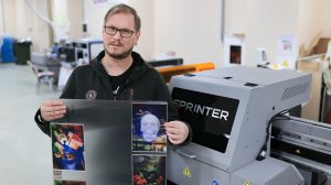 Печать на лентикулярном пластике на УФ-принтере Sprinter TC-2513Mh