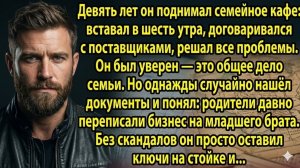 Истории из жизни: Старший сын молча оставил ключи на стойке… через год город обсуждал уже...