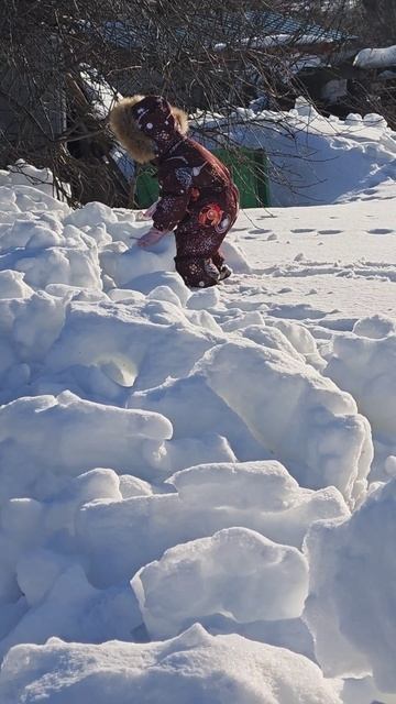 Зима 2026 года❄ Дочь покоряет вершины 😅