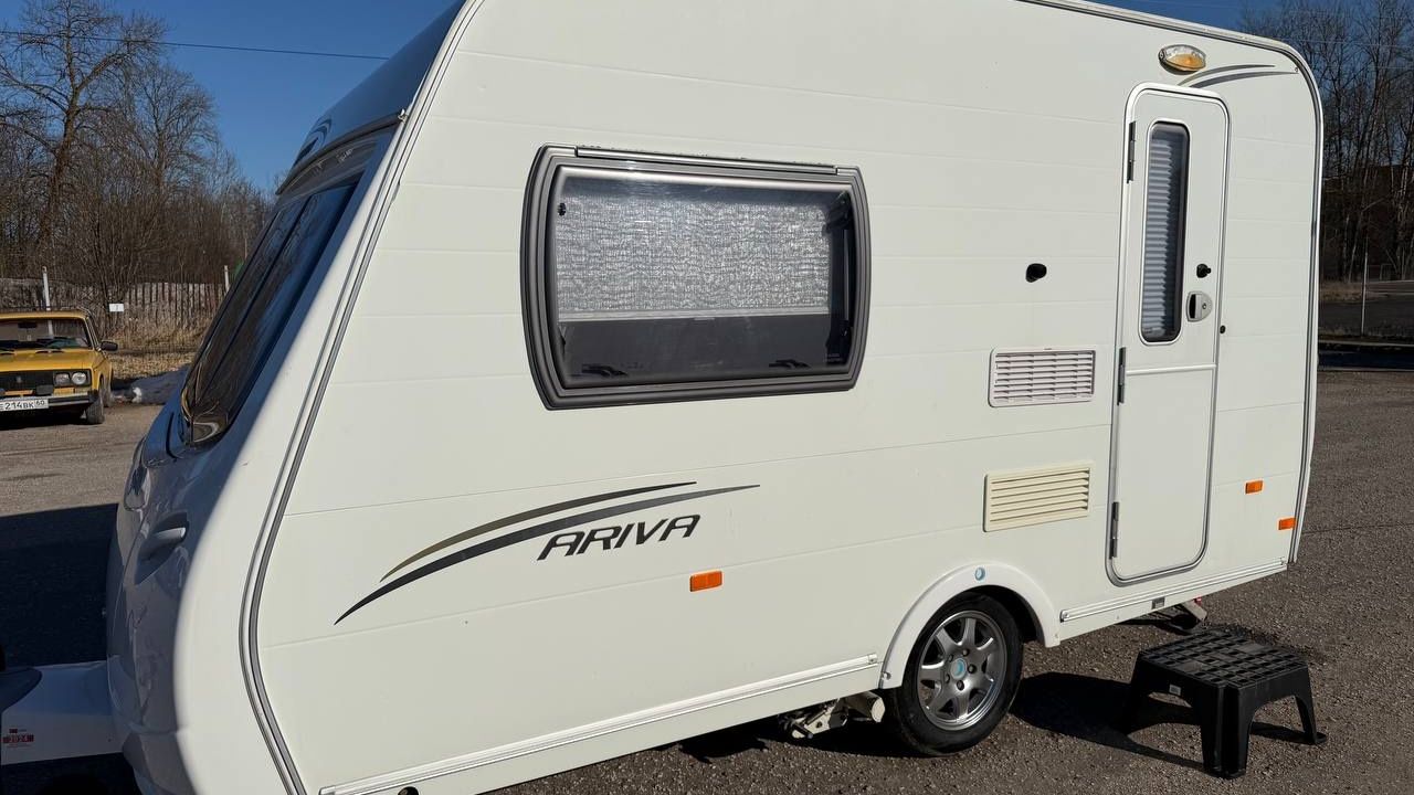 Обзор каравана-туриста,малыша-крепышадома на колёсах Lunar Ariva на 3 места огонёк