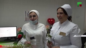В Грозном волонтеры-медики при поддержке Минздрава провели ежегодную всероссийскую акцию к 8 марта