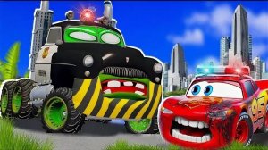 МУЛЬТИКИ ПРО МАШИНКИ 🚗 МОЛНИЯ МАКВИН ПОПАЛСЯ В ЛАПЫ ШЕРИФУ. ТЕПЕРЬ ВСЕ ГОНКИ ОКОНЧЕНЫ.