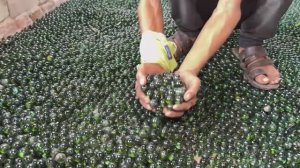 Ещё одно производство стеклянных шариков из битого стекла