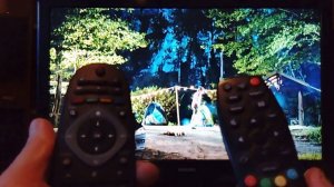 Как одним пультом от  управлять телевизором и приставкой Триколор ТВ