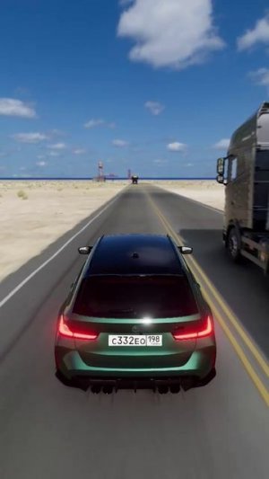 КАКАЯ МАШИНА ОБГОНИТ ГРУЗОВИК? #beamngdrive