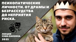 ПСИХОПАТИЧЕСКИЕ ЛИЧНОСТИ. ОТ ДРАМЫ И БЕЗРАССУДСТВА ДО НЕПРИЯТИЯ РИСКА.