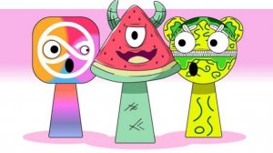 ВСЕ ФАЗЫ НОВЫХ ОРИГИНАЛЬНЫХ ПЕРСОНАЖЕЙ СПРУНКИ СИРИ И АРБУЗ С ДРУЗЬЯМИ SPRUNKI