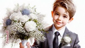 Праздник, полный радости и цветов. Трогательная музыкальная открытка.