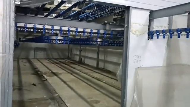 система предварительного охлаждения птицы производительностью 3000 голов в час