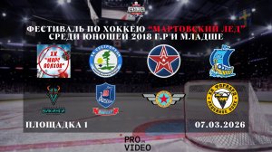 Фестиваль по хоккею “мартовский лед” | площадка 1 | 07.03.2026