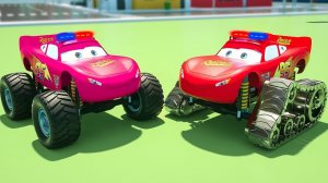 Мультяшки про машинки - Играем с Тачками дисней для детей и малышей - Молния Маккуин и Друзья