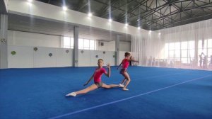 СмП 3 спортивный разряд, Ефтеева Есения - Макаров Никита, МАУДО ДТДиМ, Балансовое упражнение