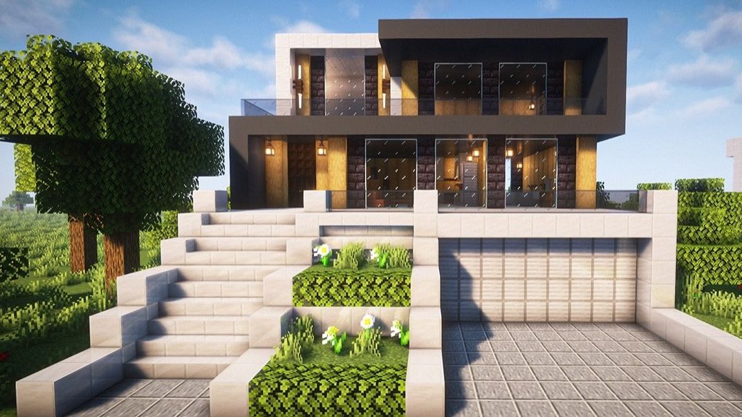 Самый красивый СОВРЕМЕННЫЙ дом в Minecraft 🏡
