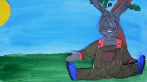 мф"Заяц и Черепаха ", нарисованный и озвученный детьми