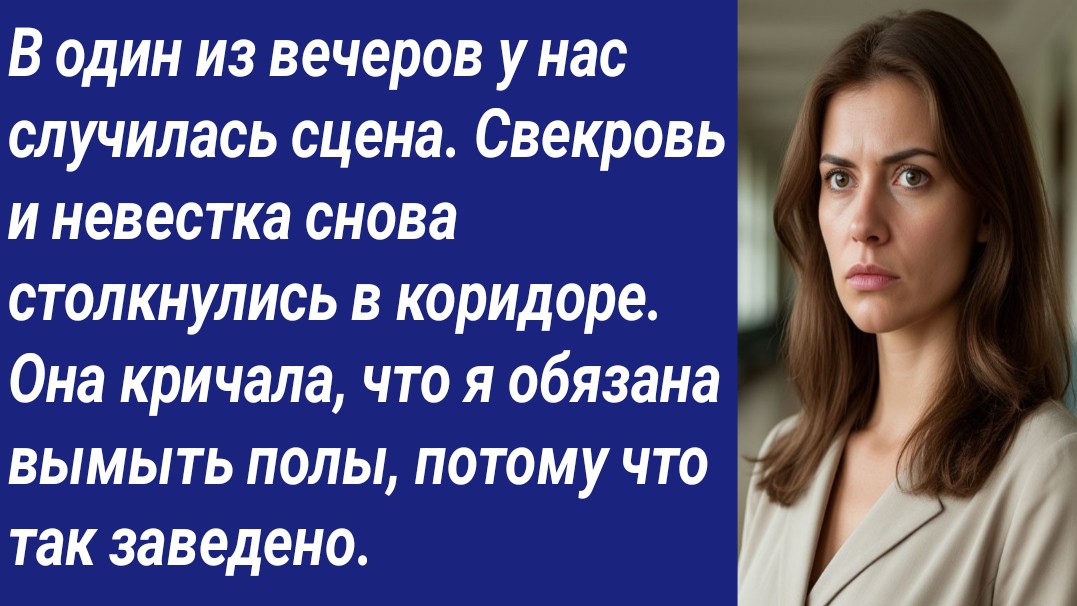 Истории со Смыслом/В один из вечеров у нас случилась сцена. Свекровь и невестка снова столкнулись..