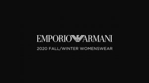 Показ женской коллекции Emporio Armani осень-зима 2020-2021